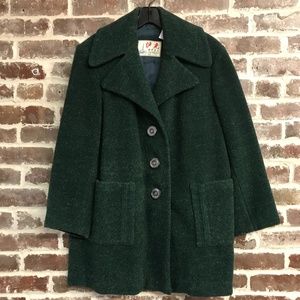 Darling 60’s Green Wool Coat
